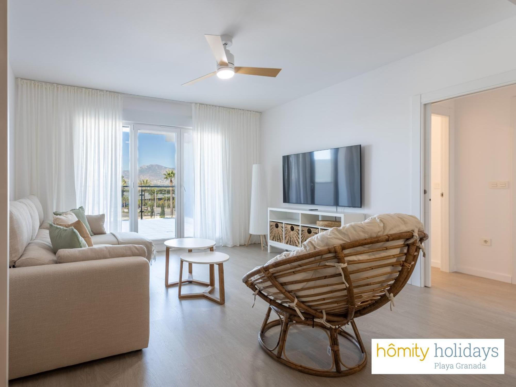Homity Holidays - Playa Granada - Moriscos Ii Apartment Motril
